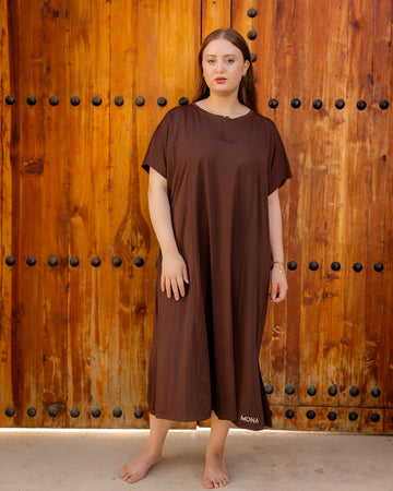 SOFIA - Le modèle robe 2 pièces |brun
